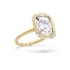 Picture of 2.29 Ct Oval Cut Lab-Grown Diamond 3-Stone Engagement Ring in Solid Gold For Women