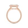 Picture of 2.29 Ct Oval Cut Lab-Grown Diamond 3-Stone Engagement Ring in Solid Gold For Women