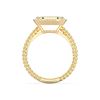 Picture of 2.29 Ct Oval Cut Lab-Grown Diamond 3-Stone Engagement Ring in Solid Gold For Women