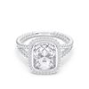 Picture of 2.18 Ct Cushion Cut Lab-Grown Diamond  Wedding Ring in Solid Gold For Women
