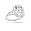Picture of 2.18 Ct Cushion Cut Lab-Grown Diamond  Wedding Ring in Solid Gold For Women