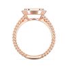 Picture of 2.18 Ct Cushion Cut Lab-Grown Diamond  Wedding Ring in Solid Gold For Women