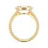 Picture of 2.18 Ct Cushion Cut Lab-Grown Diamond  Wedding Ring in Solid Gold For Women