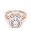Picture of 2.29  Ct Cushion Cut Lab-Grown Diamond Engagement ring in Solid Gold For Women
