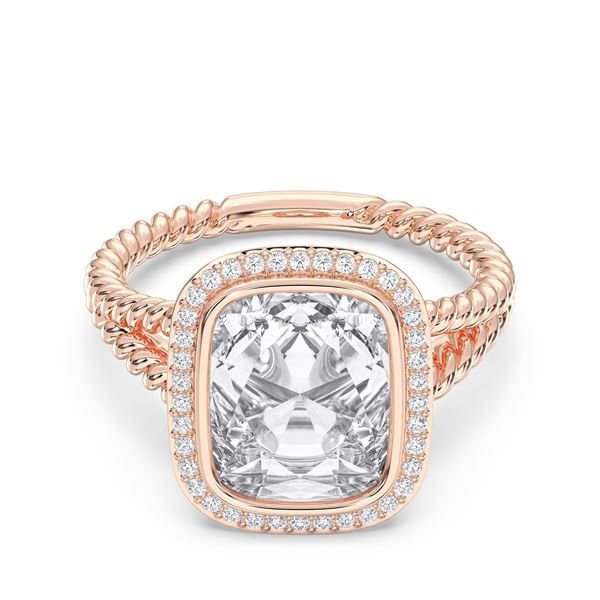 Picture of 2.29  Ct Cushion Cut Lab-Grown Diamond Engagement ring in Solid Gold For Women