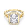 Picture of 2.29  Ct Cushion Cut Lab-Grown Diamond Engagement ring in Solid Gold For Women