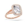 Picture of 2.29  Ct Cushion Cut Lab-Grown Diamond Engagement ring in Solid Gold For Women