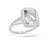 Picture of 2.29  Ct Cushion Cut Lab-Grown Diamond Engagement ring in Solid Gold For Women