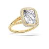 Picture of 2.29  Ct Cushion Cut Lab-Grown Diamond Engagement ring in Solid Gold For Women