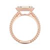 Picture of 2.29  Ct Cushion Cut Lab-Grown Diamond Engagement ring in Solid Gold For Women