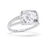 Picture of 2.14 Ct Cushion Cut Lab-Grown Diamond Fashion Ring in Solid Gold For Women