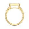 Picture of 2.14 Ct Cushion Cut Lab-Grown Diamond Fashion Ring in Solid Gold For Women
