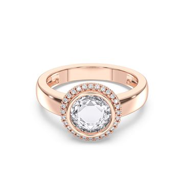 Picture of 2.14  Ct Round Cut Lab-Grown Diamond Engagement Ring in Solid Gold For Women