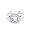 Picture of 2.14  Ct Round Cut Lab-Grown Diamond Engagement Ring in Solid Gold For Women