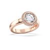Picture of 2.14  Ct Round Cut Lab-Grown Diamond Engagement Ring in Solid Gold For Women