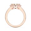 Picture of 2.14  Ct Round Cut Lab-Grown Diamond Engagement Ring in Solid Gold For Women
