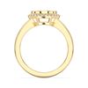 Picture of 2.14  Ct Round Cut Lab-Grown Diamond Engagement Ring in Solid Gold For Women