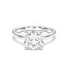 Picture of 3.18  Ct Round Cut Lab-Grown Diamond Solitaire Ring in Solid Gold For Women
