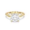 Picture of 3.18  Ct Round Cut Lab-Grown Diamond Solitaire Ring in Solid Gold For Women