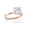 Picture of 3.18  Ct Round Cut Lab-Grown Diamond Solitaire Ring in Solid Gold For Women