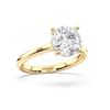 Picture of 3.18  Ct Round Cut Lab-Grown Diamond Solitaire Ring in Solid Gold For Women