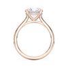 Picture of 3.18  Ct Round Cut Lab-Grown Diamond Solitaire Ring in Solid Gold For Women