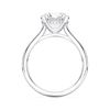 Picture of 3.18  Ct Round Cut Lab-Grown Diamond Solitaire Ring in Solid Gold For Women