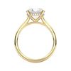 Picture of 3.18  Ct Round Cut Lab-Grown Diamond Solitaire Ring in Solid Gold For Women