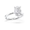 Picture of 3.2 Ct Oval Cut Lab-Grown Diamond Solitaire Ring in Solid Gold For Women