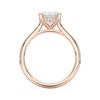 Picture of 3.2 Ct Oval Cut Lab-Grown Diamond Solitaire Ring in Solid Gold For Women