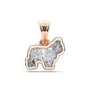 Picture of 0.80 Ct Lab-Grown Fancy Pendant in Solid Gold With 18 Inch Chain
