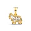 Picture of 0.80 Ct Lab-Grown Fancy Pendant in Solid Gold With 18 Inch Chain