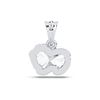Picture of 1.25 Ct Lab-Grown Fancy Shape Diamond Solitaire Pendant in Solid Gold With 18 Inch Chain