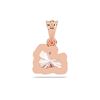 Picture of 1.54 Ct Lab-Grown Fancy Shape Diamond Solitaire Pendant in Solid Gold With 18 Inch Chain