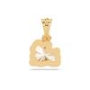 Picture of 1.54 Ct Lab-Grown Fancy Shape Diamond Solitaire Pendant in Solid Gold With 18 Inch Chain
