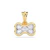 Picture of 1.00 Ct Lab-Grown Fancy Shape Diamond Solitaire Pendant in Solid Gold With 18 Inch Chain