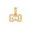 Picture of 1.00 Ct Lab-Grown Fancy Shape Diamond Solitaire Pendant in Solid Gold With 18 Inch Chain