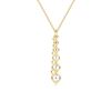 Picture of 2.00 Ct Lab-Grown Round Diamond Fashion Pendant in Solid Gold With 18 Inch Chain
