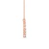 Picture of 1.05 Ct Lab-Grown Round Diamond Fashion Pendant in Heart Shape Solid Gold With 18 Inch Chain