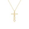 Picture of 2.1 Ct Lab-Grown Round Diamond Fashion Pendant in Solid Gold With 18 Inch Chain