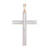 Picture of 4.2 Ct Lab-Grown Emerald Diamond Fashion Pendant in Solid Gold With 18 Inch Chain