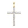 Picture of 4.2 Ct Lab-Grown Emerald Diamond Fashion Pendant in Solid Gold With 18 Inch Chain