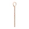 Picture of 4.2 Ct Lab-Grown Emerald Diamond Fashion Pendant in Solid Gold With 18 Inch Chain