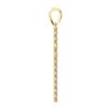 Picture of 4.2 Ct Lab-Grown Emerald Diamond Fashion Pendant in Solid Gold With 18 Inch Chain
