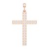 Picture of 4.2 Ct Lab-Grown Emerald Diamond Fashion Pendant in Solid Gold With 18 Inch Chain