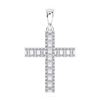 Picture of 2.3 Ct Lab-Grown Emerald Diamond Fashion Pendant in Solid Gold With 18 Inch Chain