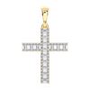 Picture of 2.3 Ct Lab-Grown Emerald Diamond Fashion Pendant in Solid Gold With 18 Inch Chain