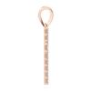 Picture of 2.3 Ct Lab-Grown Emerald Diamond Fashion Pendant in Solid Gold With 18 Inch Chain