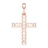 Picture of 2.3 Ct Lab-Grown Emerald Diamond Fashion Pendant in Solid Gold With 18 Inch Chain