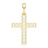 Picture of 2.3 Ct Lab-Grown Emerald Diamond Fashion Pendant in Solid Gold With 18 Inch Chain